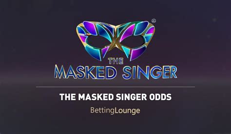 the masked singer betting odds|Masked Singer Betting Guide .